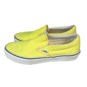 Vans Slip Ons in Bright Yellow